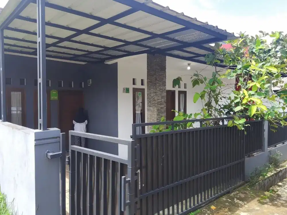 Rumah Dua Kamar, Lokasi Strategis, Bangunan Baru Taman Cimanggu Kota Bogor