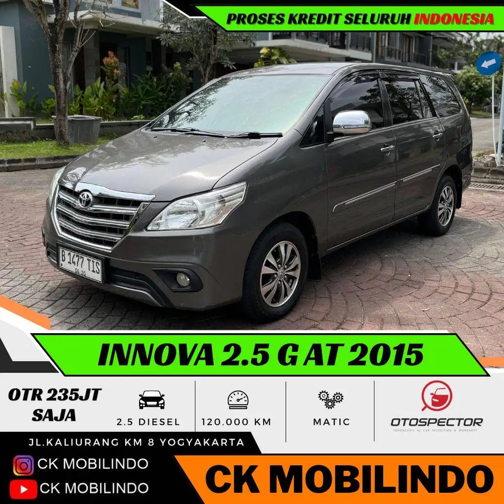 Toyota Kijang Innova G Matic 2015 DP Minim Kredit Murah Rush