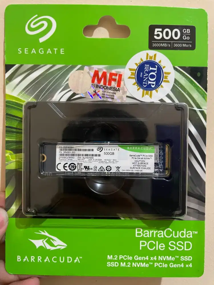 Ssd Seagate Barracuda 500GB