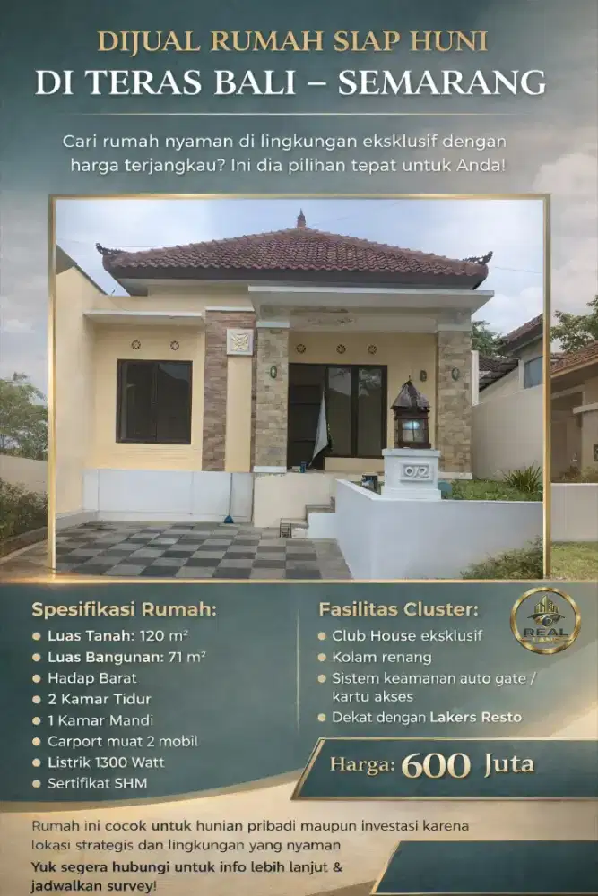 RUMAH TERAS BALI CANGKIRAN DIJUAL RUMAH