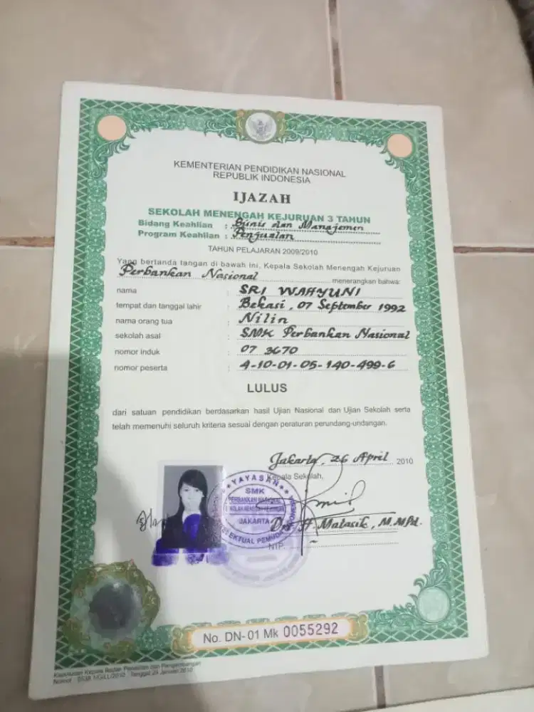 Info loker freelance atau tetap pak bu area beksi