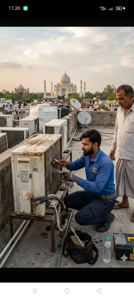 Servis AC kulkas mesin cuci kompa air dll bergaransi