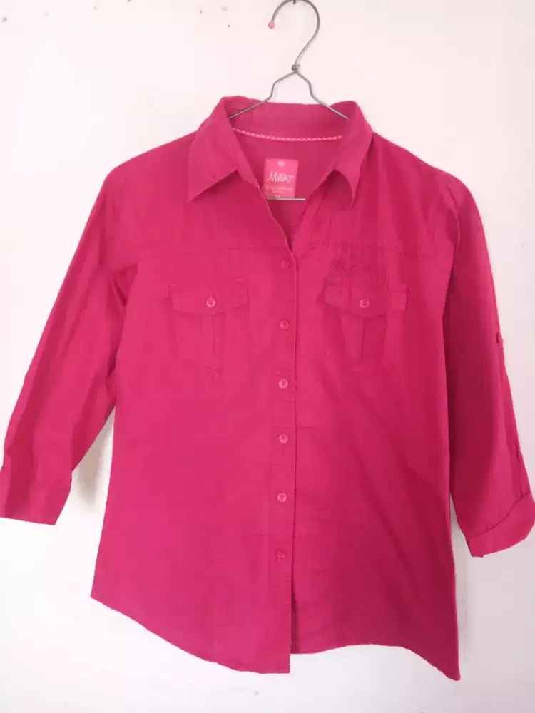 Baju Preloved Kemeja Pink