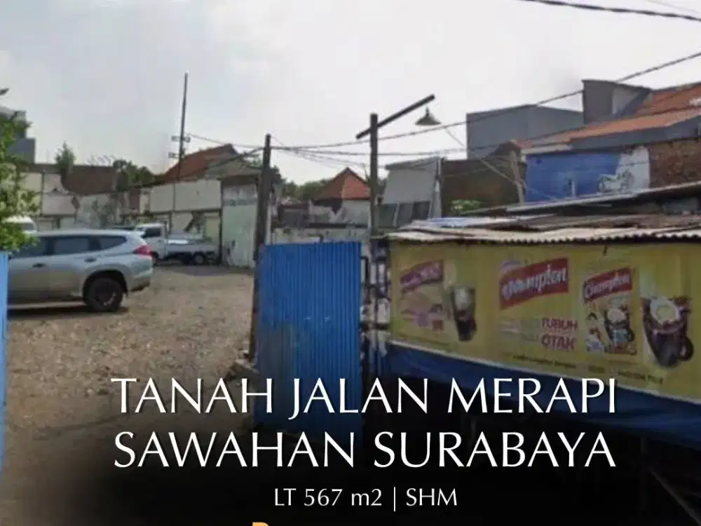Tanah di Jl Merapi Sawahan Pusat Kota Surabaya Dekat Jalan Arjuno, Kedungdoro