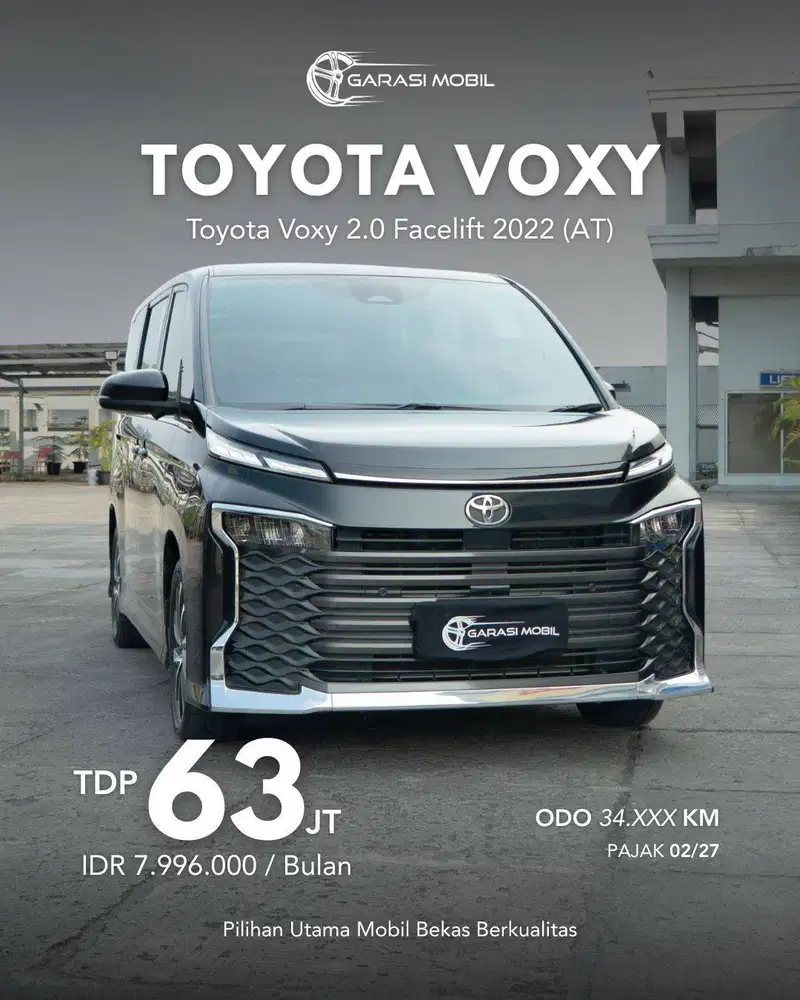 Toyota Voxy 2.0 Facelift 2022 (AT)