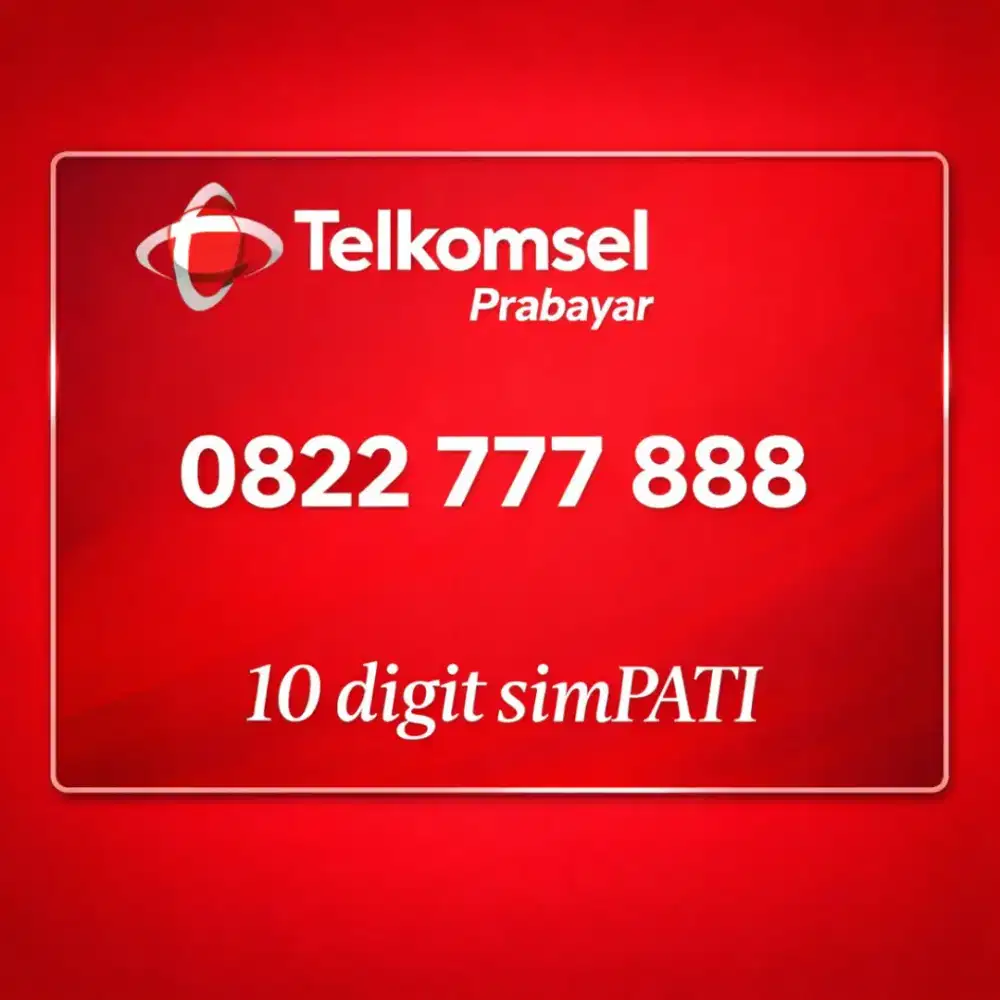 Nomor Cantik Simpati 10digit Telkomsel