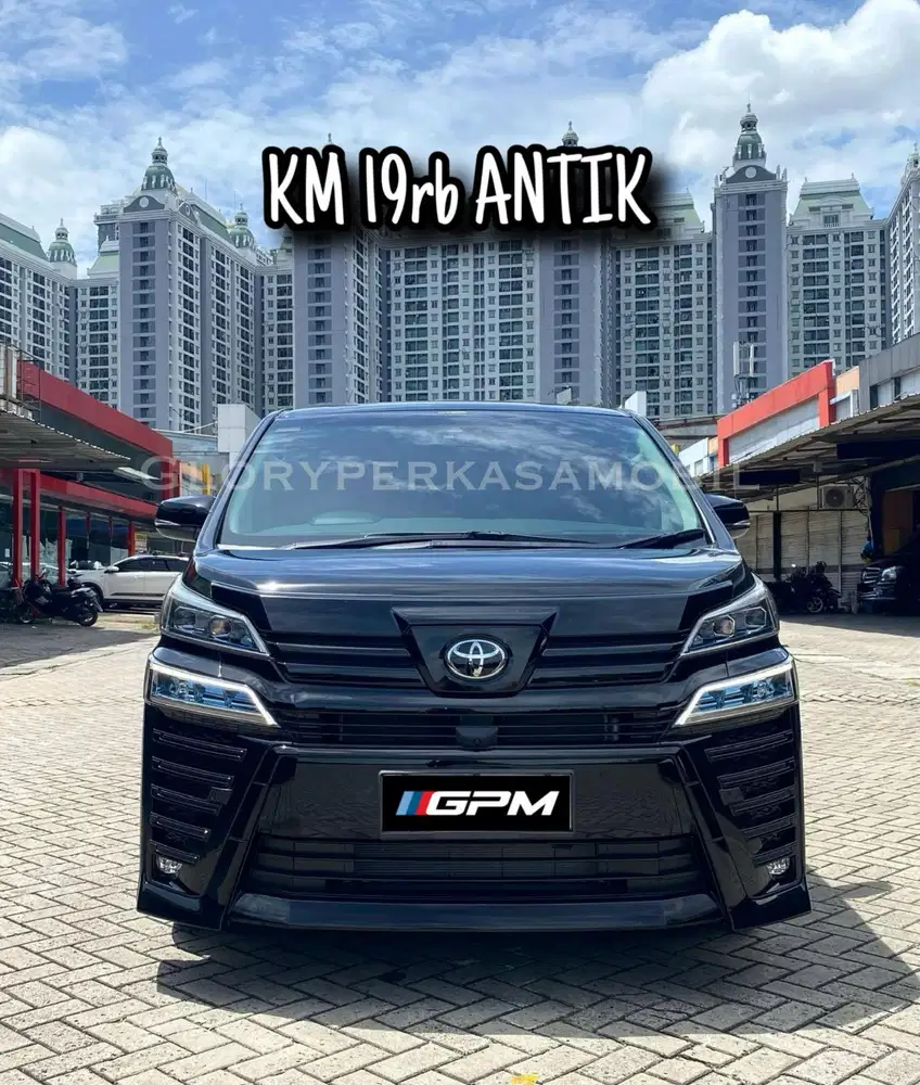 Toyota Vellfire 2.5 G ATPM 2023/ 2024 KM 19rb ANTIK Toyota Vellfire
