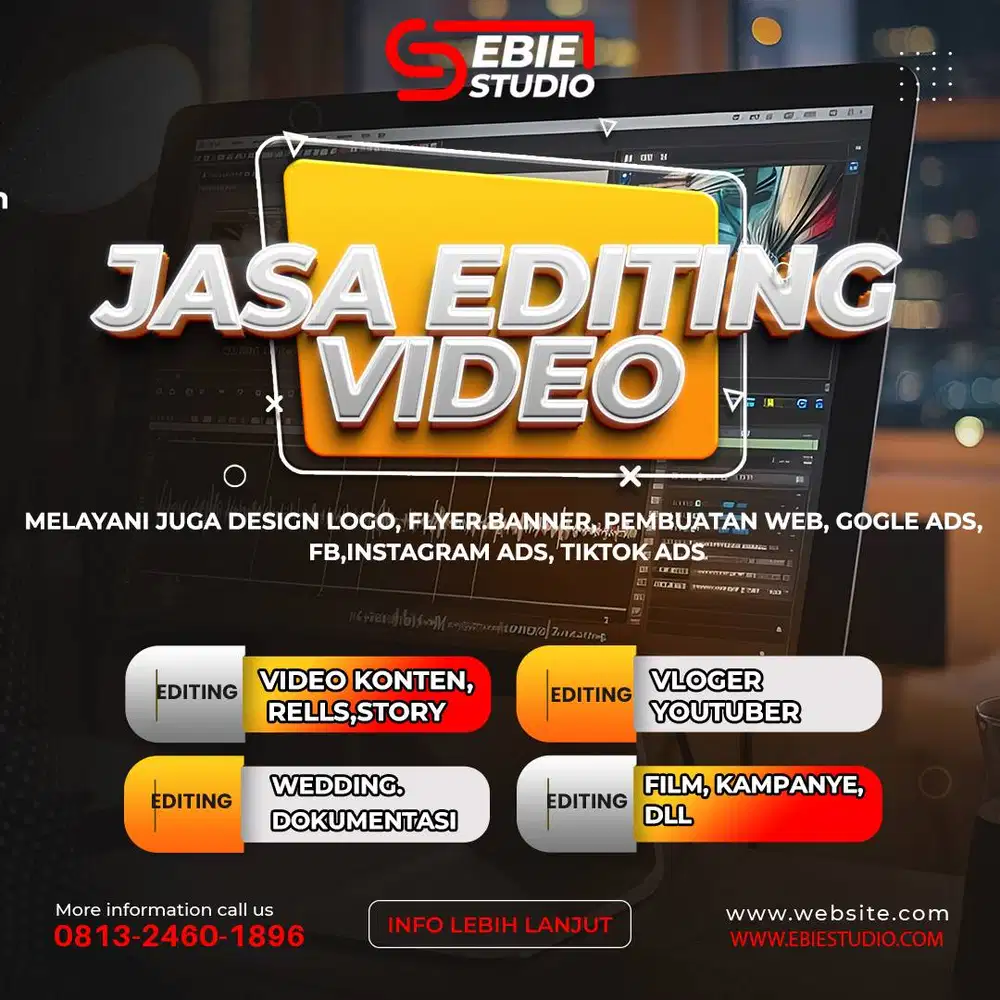 Mencari Pekerjaan Digital Marketing,Editor Video,design Grafis
