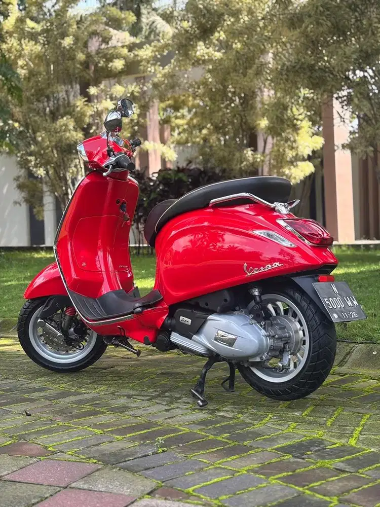 Vespa Sprint 150 Iget 2016 Merah Metalik Nopol N Koko Motor