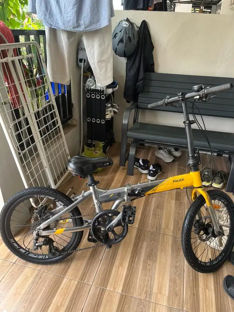 Jual sepeda lipat police texas