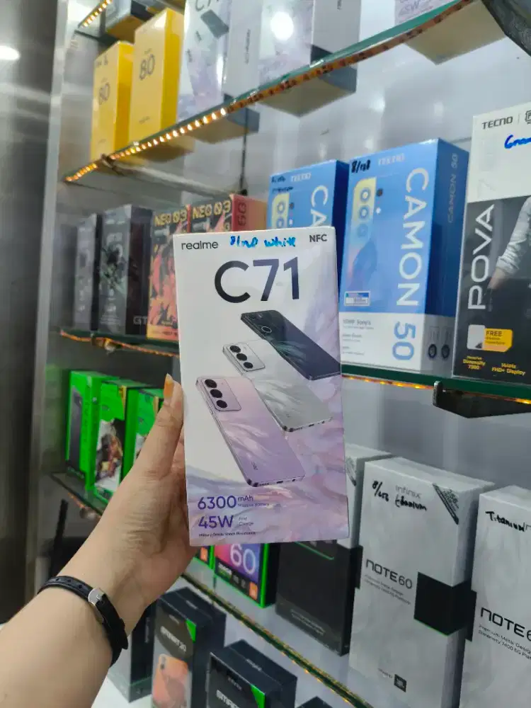 Realme C71 RAM 4/128 gb BARU Segel Garansi resmi