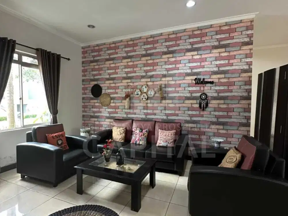 RUMAH KEREN FULLY FURNISHED DILENGKAP KOLAM RENANG DI  KOTA BARU PARAHYANGAN