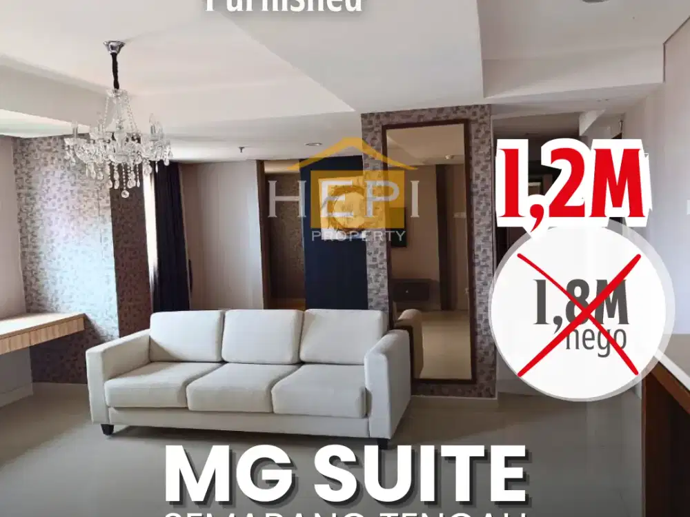 Jual Murah Furnished Unit Gandeng Apartemen MG suite Semarang