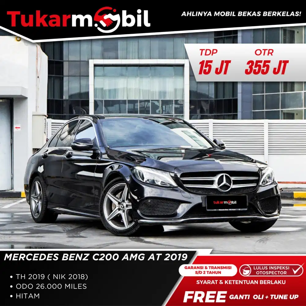 MERCEDES BENZ C200 Amg tahun 2018
