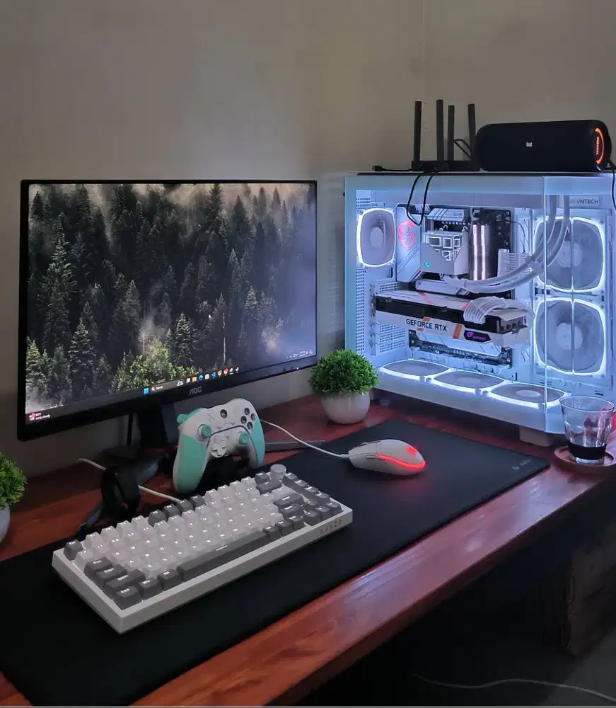 PC Gaming AM5 DDR5 White Build | Ryzen 7500F + RTX 3060 12GB | Full Bo