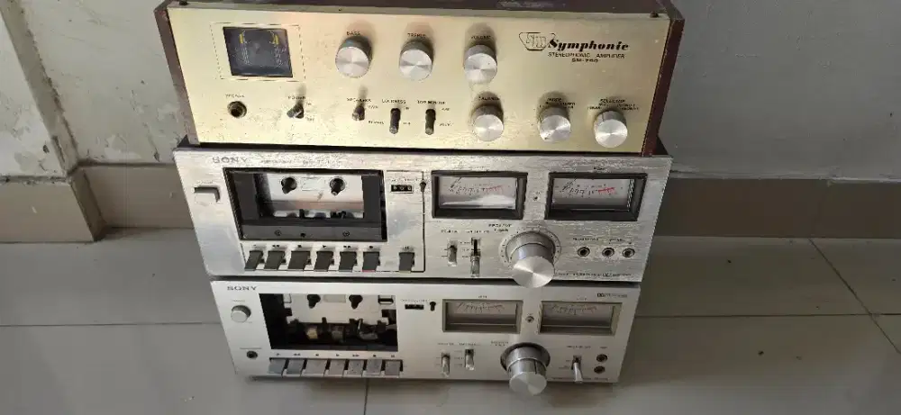 Jual Tape deck sony tc k15, sony tc k2a, ampli symponi