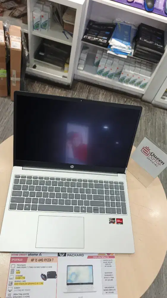HP 15 AMD RYZEN 7 7730U 16GB 512GB 15.6 FHD IPS TOUCH WIN11HOME SILVER