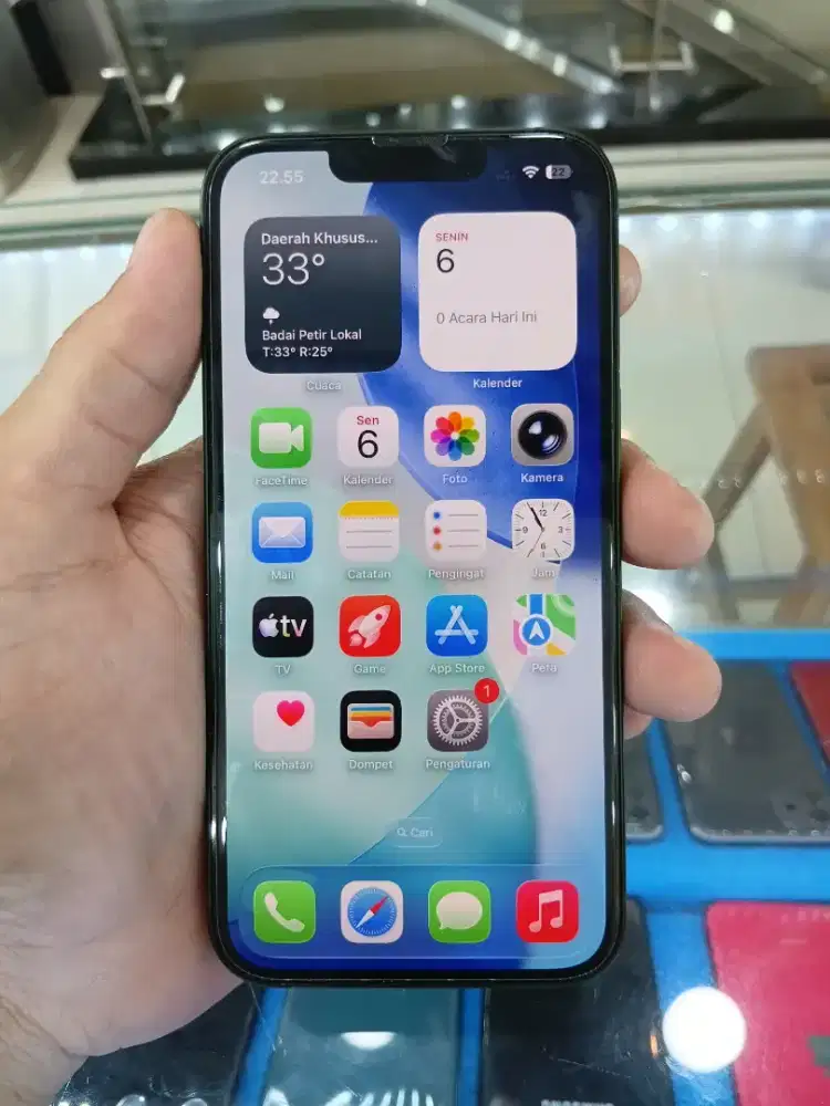 iPhone 13 128gb Green Inter Garansi Toko 1 minggu All Operator BH 90