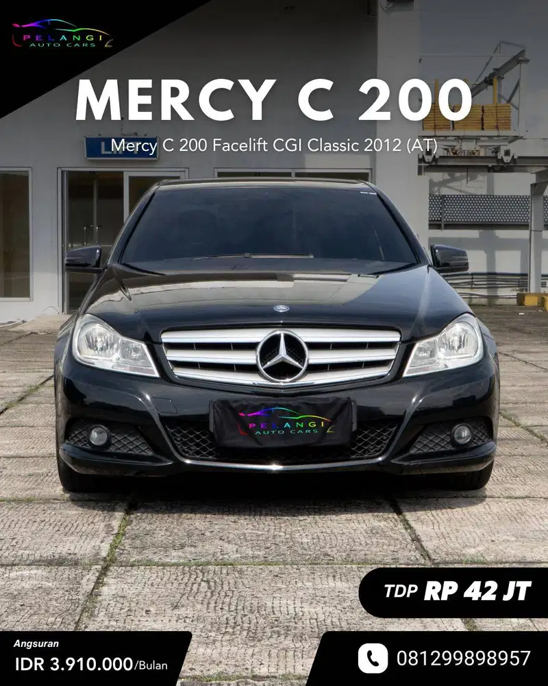 FOR SALE: Mercy C 200 Facelift CGI Classic 2012 (AT)