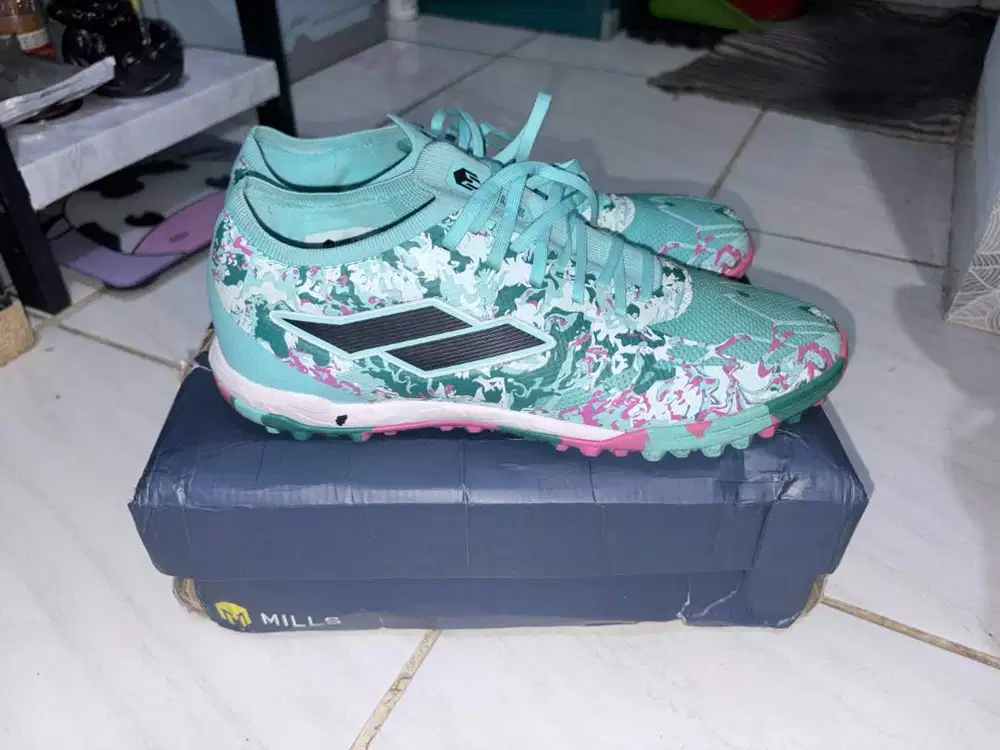 SEPATU MINI SOCCER MINSOC MILLS XYCLOPS KALDERA TURF TF - TOSCA TEAL