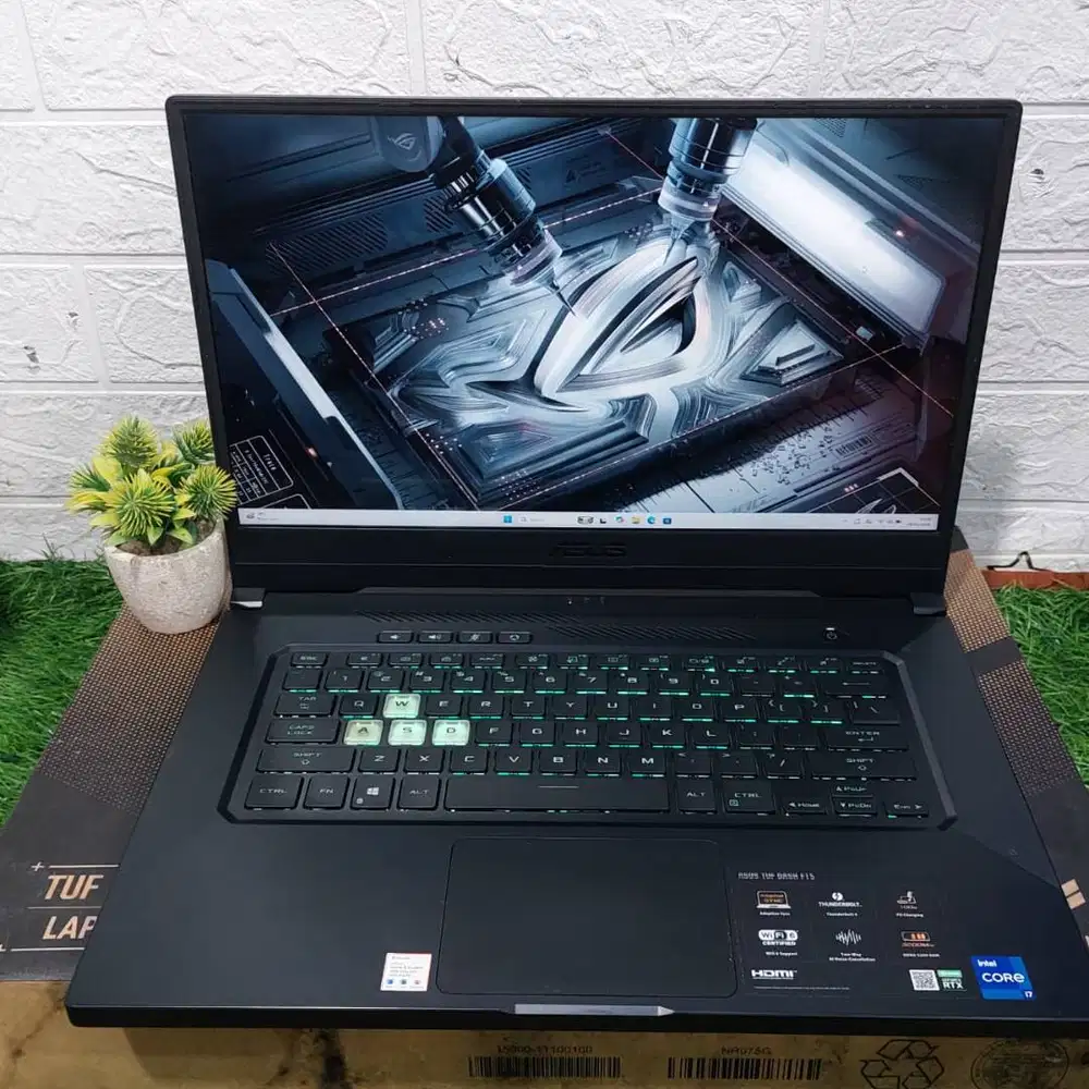 LAPTOP ASUS TUF F15 FX516PE INTEL i7-11370H 16GB SSD 512GB NVIDIA RTX