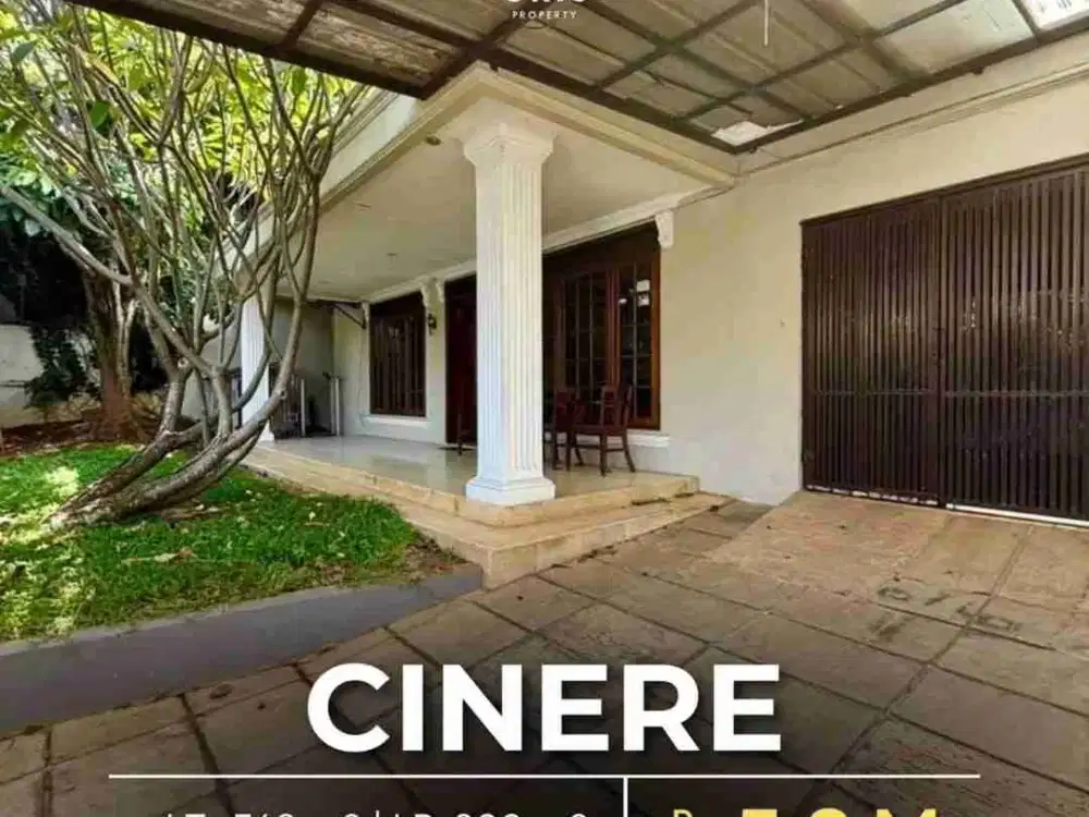 Cinere Rumah Siap Huni Semi Furnished Bebas Banjir