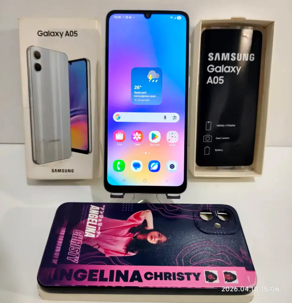 Samsung A05 4/128 Gb Mulus 98% Fullset Original Ex Resmi sein bs TT/BT