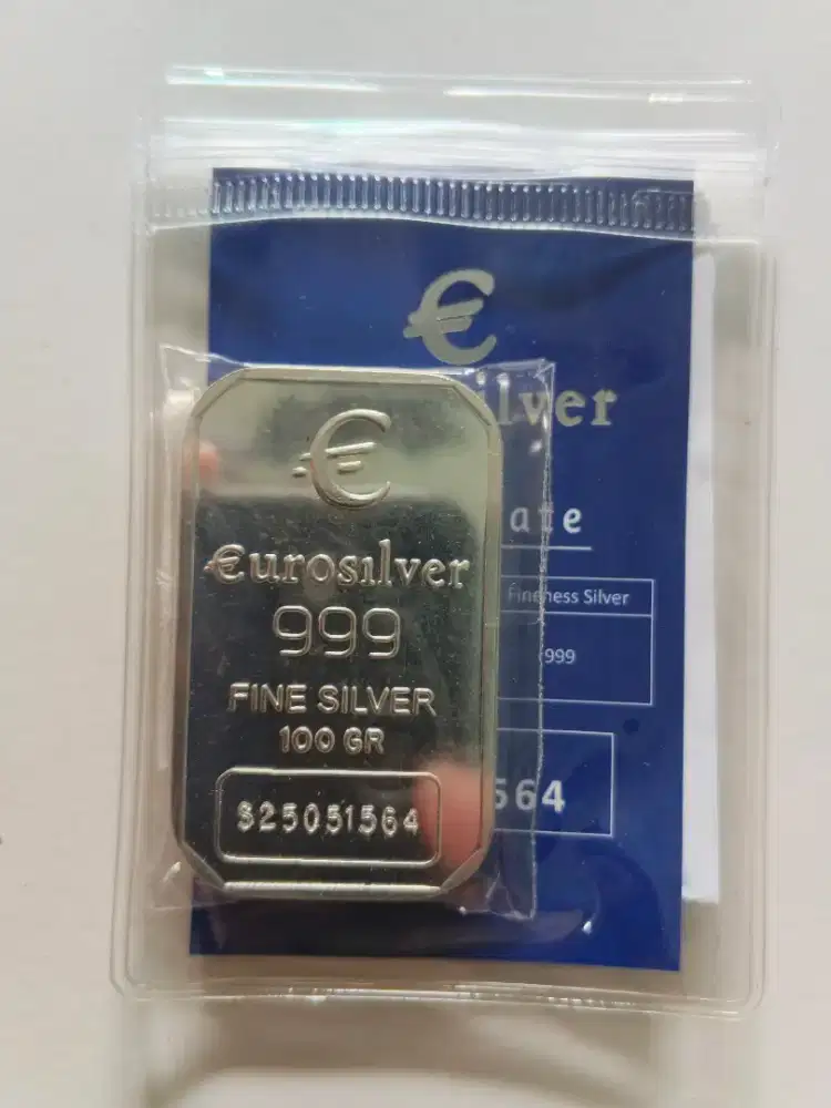 Perak 100gr kadar 99% murah