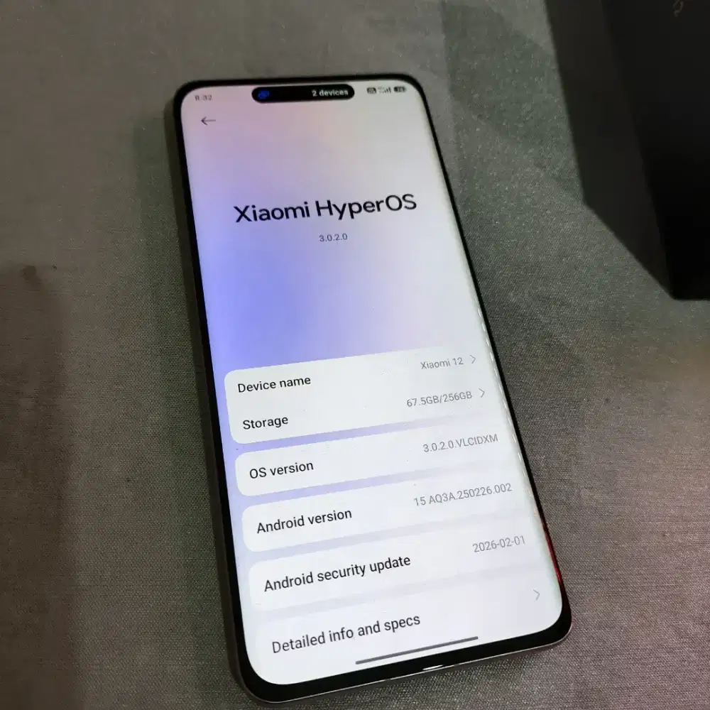 Xiaomi 12 warna purple