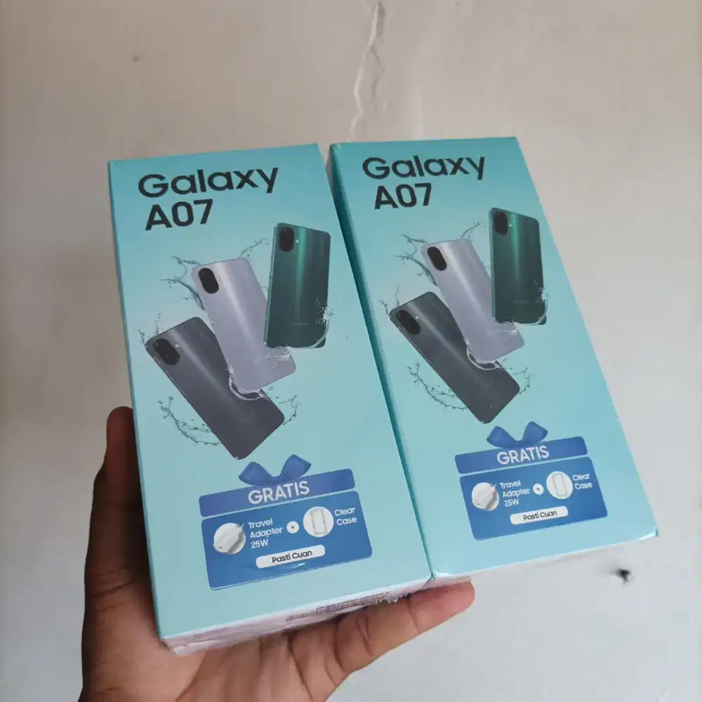 New Samsung galaxy A07 ram8/256 garansi resmi 1 tahun