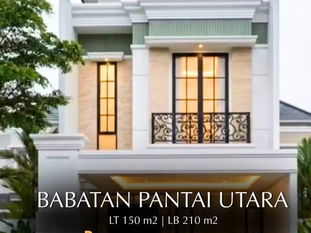 Perum Babatan Pantai Dekat Grand Kenjeran American Clasic Mewah Surabaya