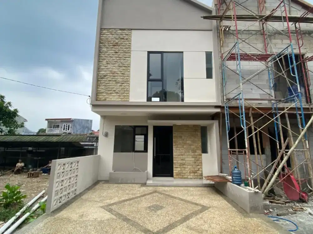 RUMAH BARU SIAP HUNI DALAM CLUSTER di KOMPLEK STRATEGIS JATIMAKMUR BEKASI