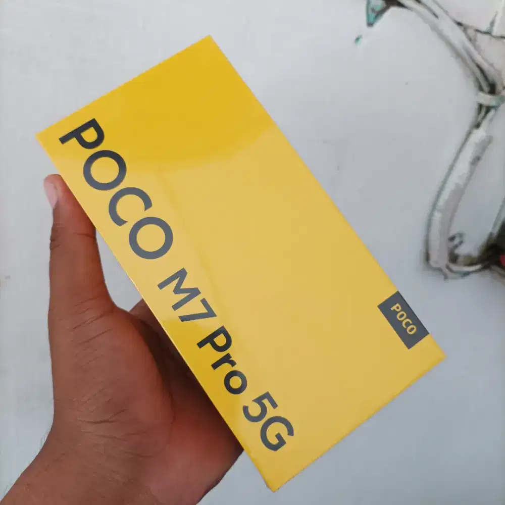 New Poco m7 pro 5G ram8/256 garansi resmi 1 tahun