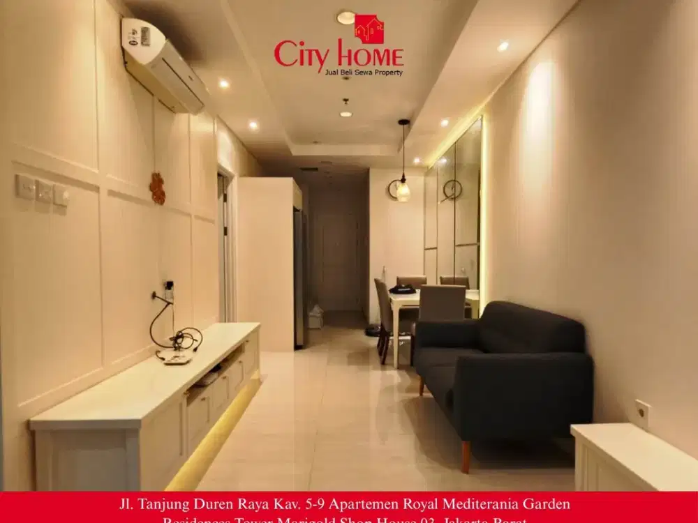 Disewakan Apartemen  2+1 BR Furnished di Grand Madison