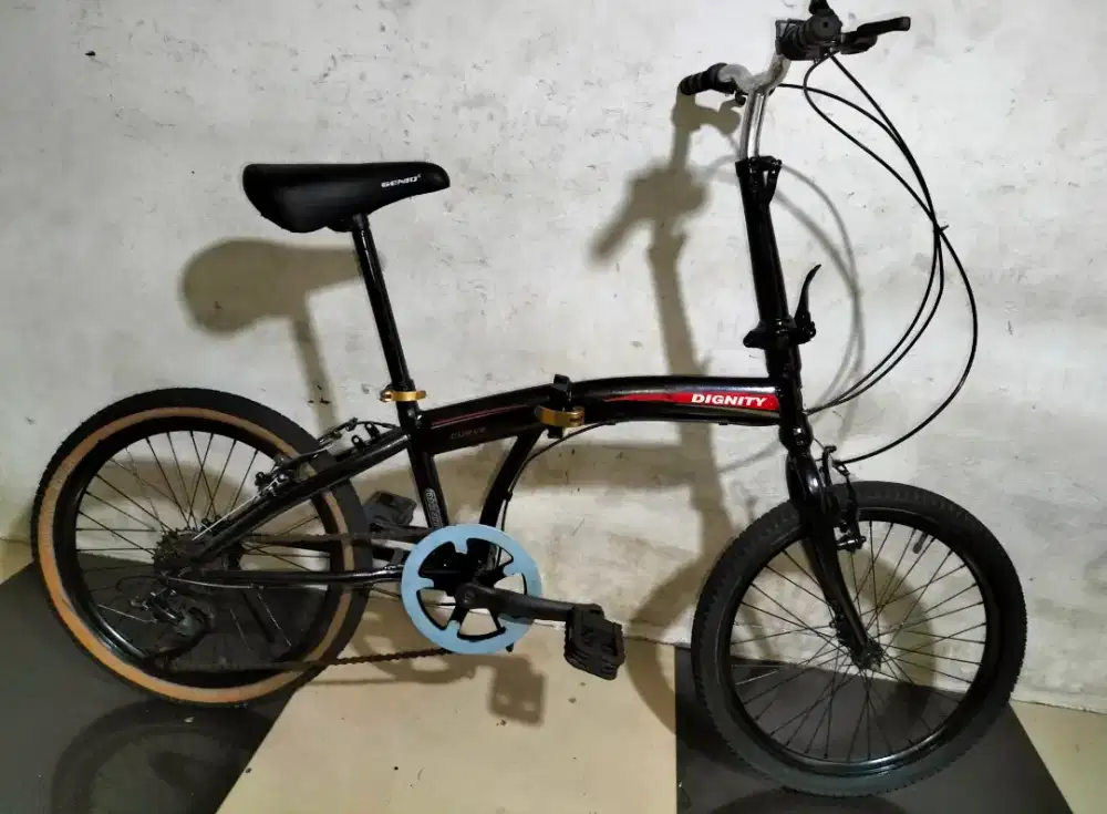 Sepeda lipat ukuran 20 kondisi normal