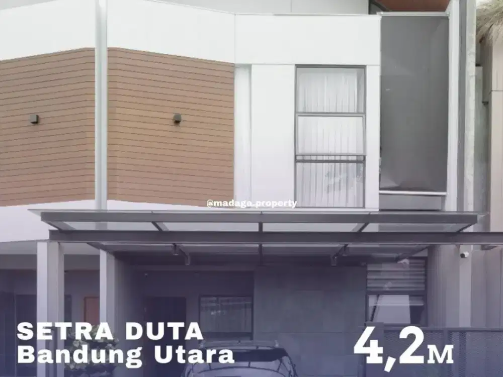 DIJUAL RUMAH MODERN NYAMAN DAN FULL FURNISHED SETRA DUTA GRANDE BANDUNG UTARA.