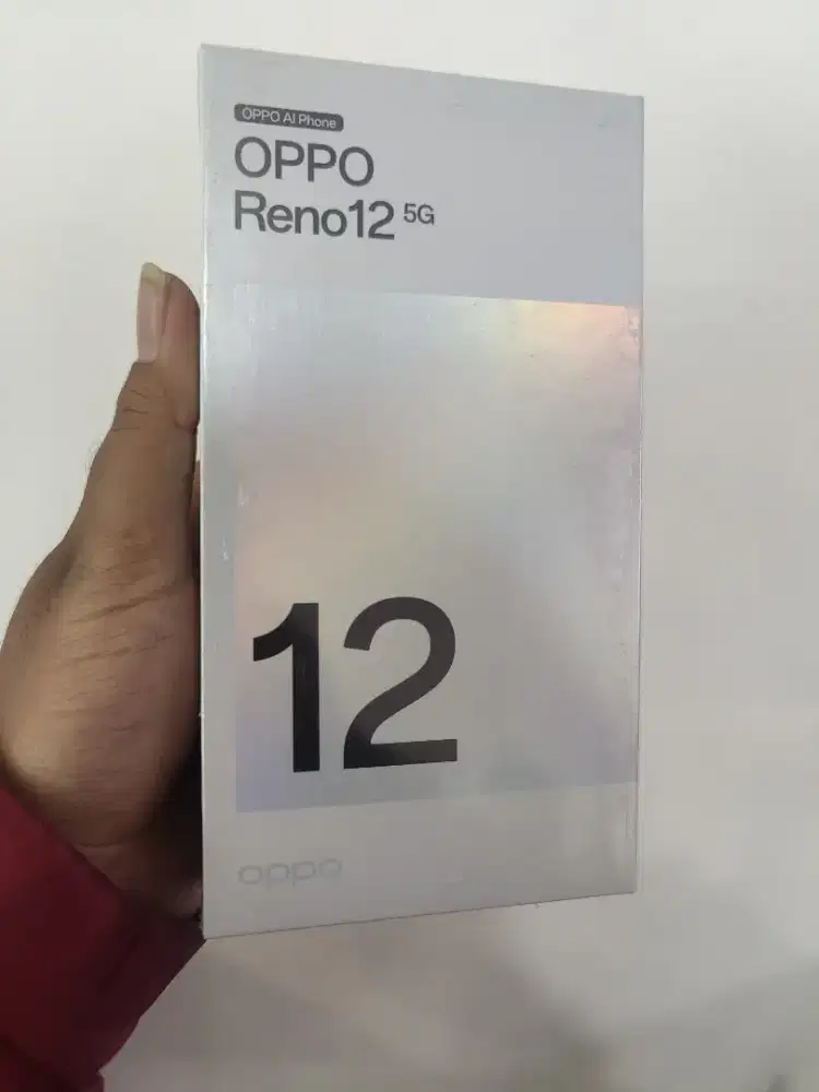Oppo Reno 12 5G 12/512GB New Segel Box Garansi Resmi 1 Tahun