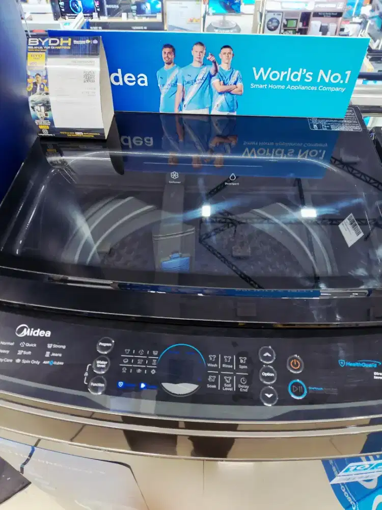 MESIN CUCI MIDEA TOP LOAD WASHER 15KG 1 TABUNG