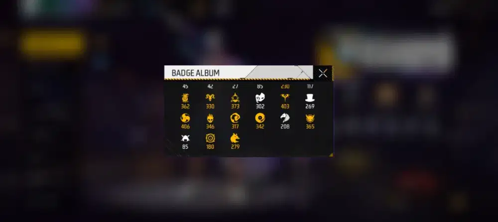 Jual akun ff Evo 5, harga 500.000 ribu,rekber.