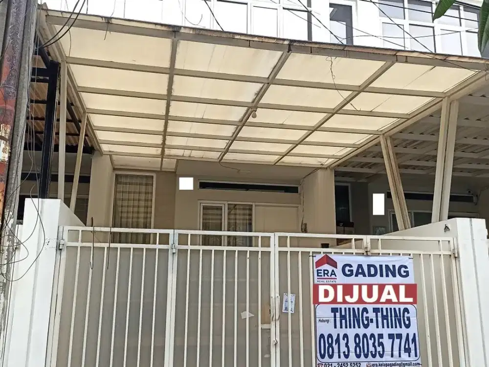 Ss.1806 - Murah !! Dijual Rumah Full Furnish 4x51 Siap Huni Hadap Barat di Pondok Gading Residence