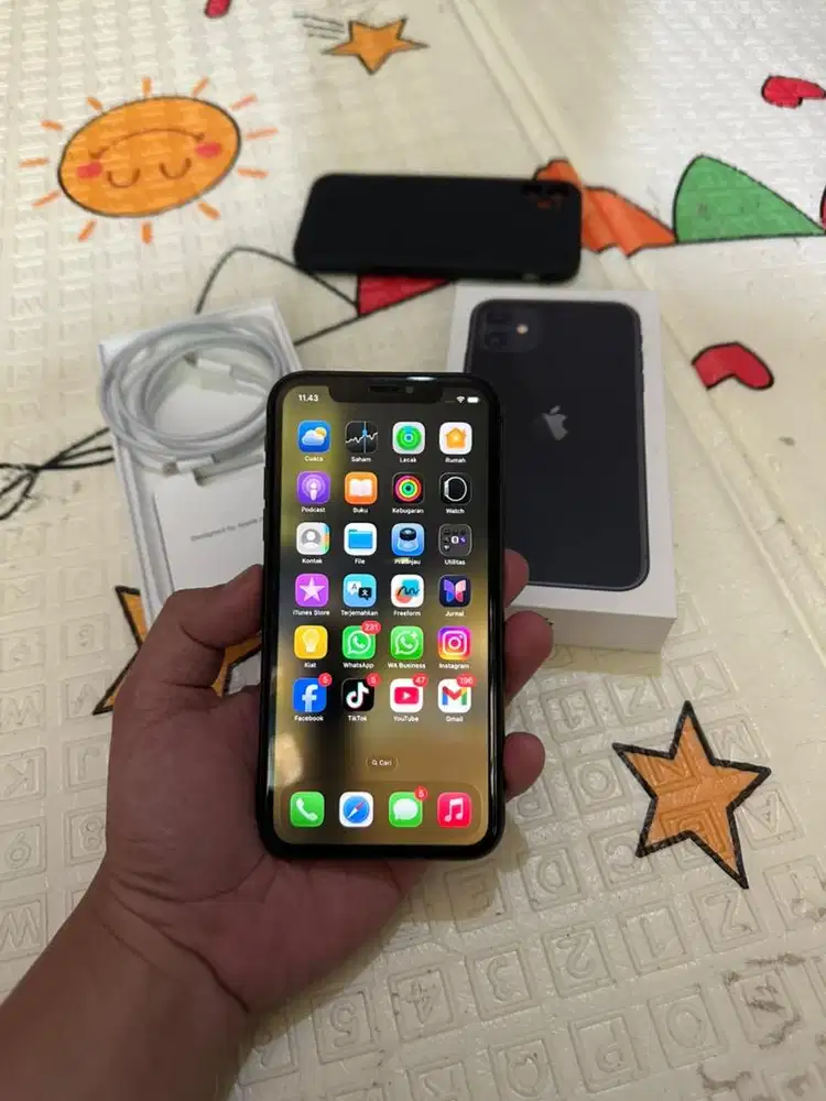 Iphone 11 iBox 64gb mulus fullset ori
