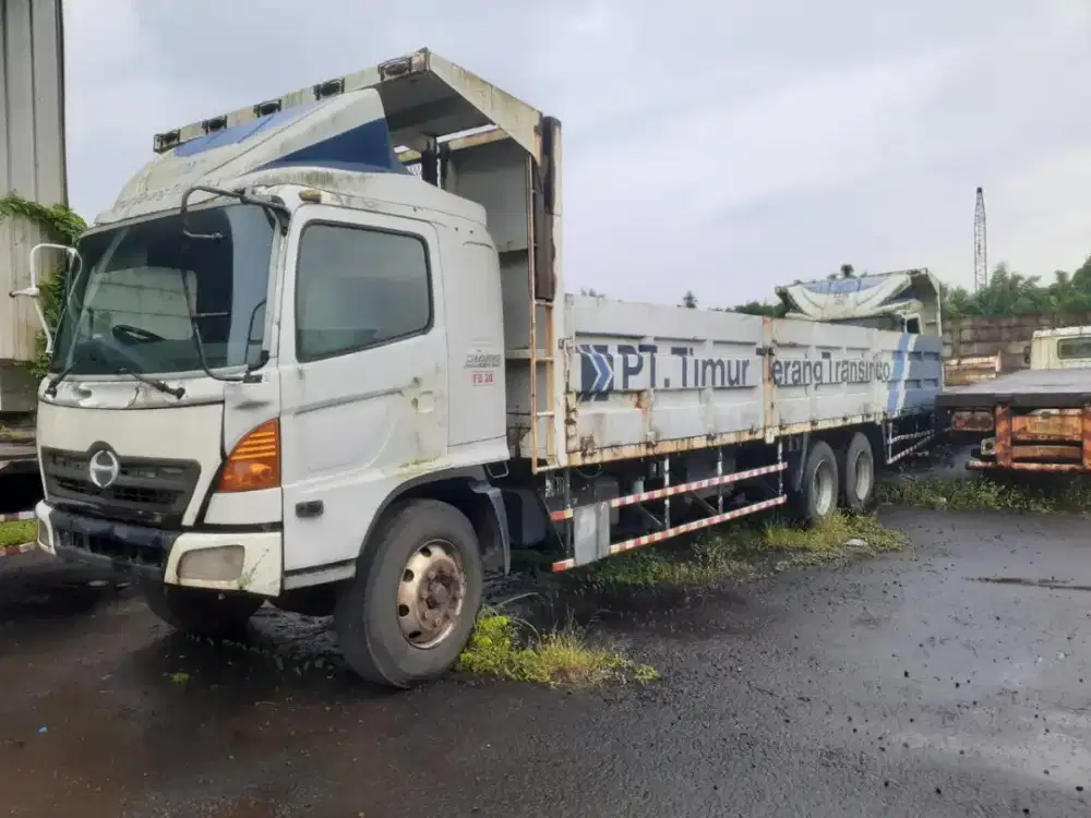 JUAL TRUK HINO FL235 FLAT DECK, WINGBOX & BAK BESI
