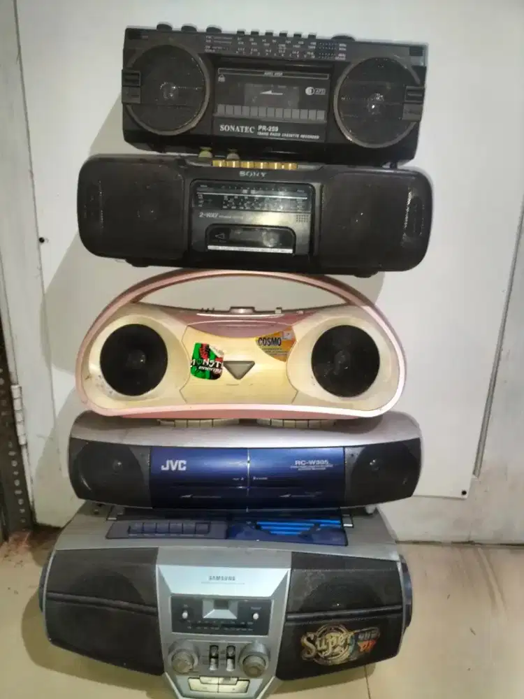 Radio jadul kompo kondisi apa adanya minusan anggap aja mati