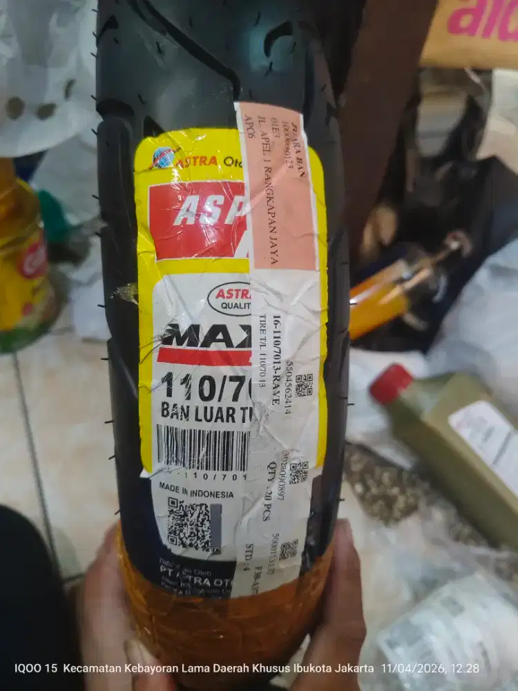 Ban Aspiran Maxio Revo 110/70/13 ban depan Nmax