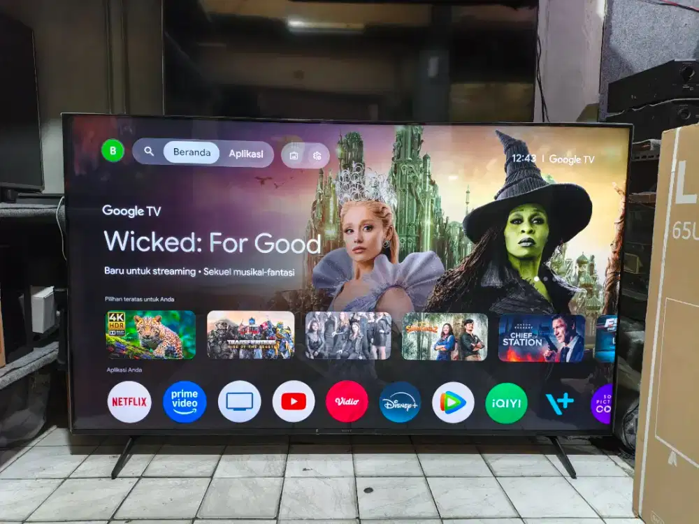 Sony 75 in google tv s300