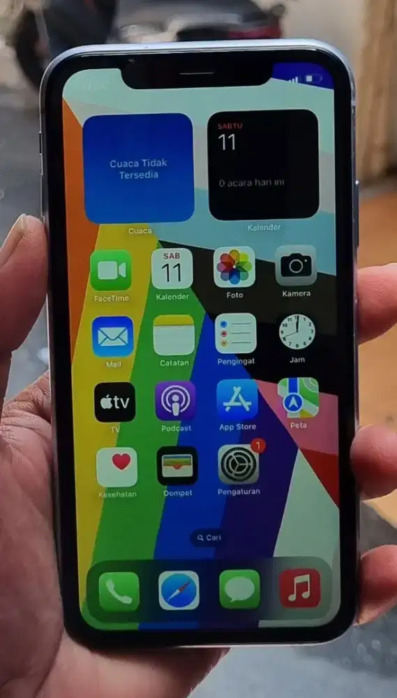 Iphone xr 128gb unit kabel data