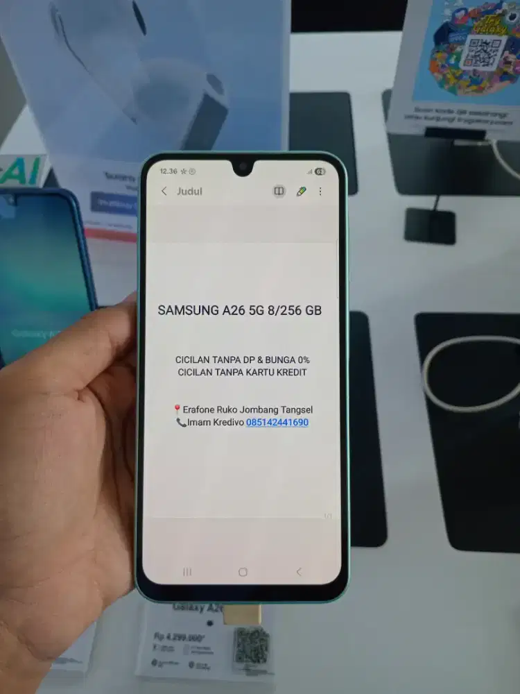 SAMSUNG A26 5G 8/256 GB Cicilan Tanpa DP
