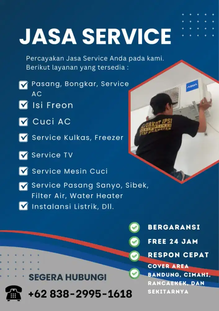 terima jasa bongkar/pasang AC