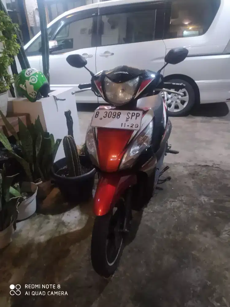 HONDA SPACY F1 th 2014 INJEKSI CET STRIP MASIH ORISINIL