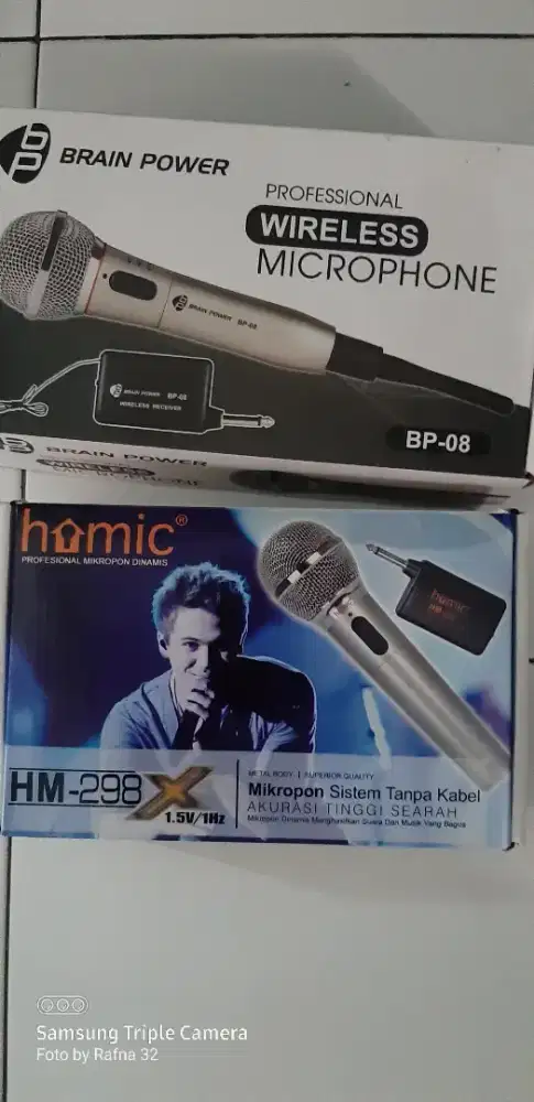 Mic wireles dan bisa pake kabel
